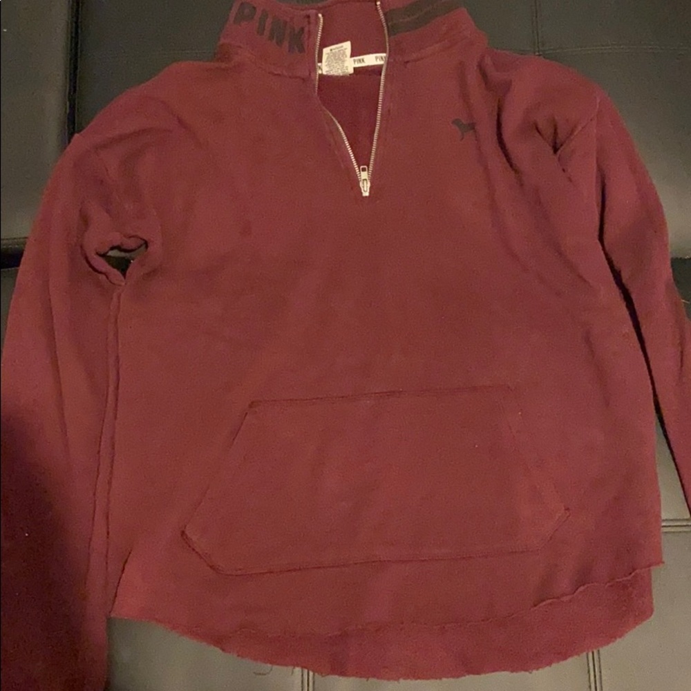 Maroon pink sweatshirt